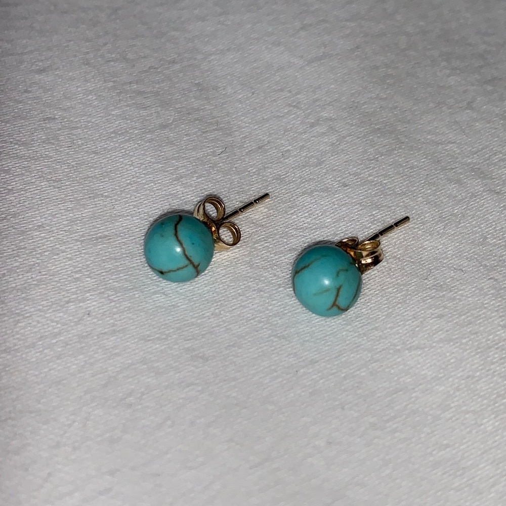 Turquoise Studs - image 2